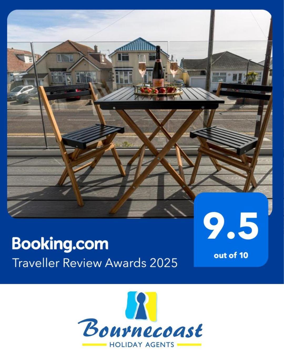 Bournecoast - Stylish Flat With Balcony - Sea Glimpses - 10 Min Walk To Beach - Parking - Wifi - Fm8405 Bournemouth Exterior foto